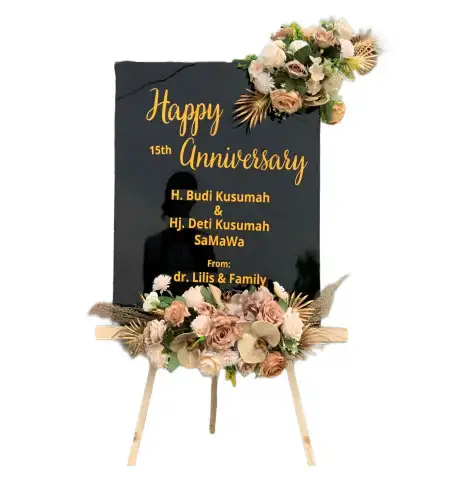 Papan Bunga Akrilik Paguyangan