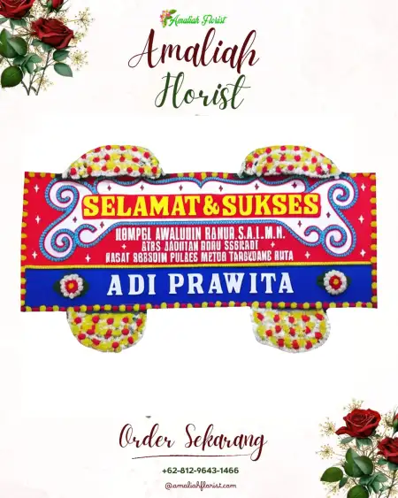 Papan Bunga Ucapan Selamat Paguyangan
